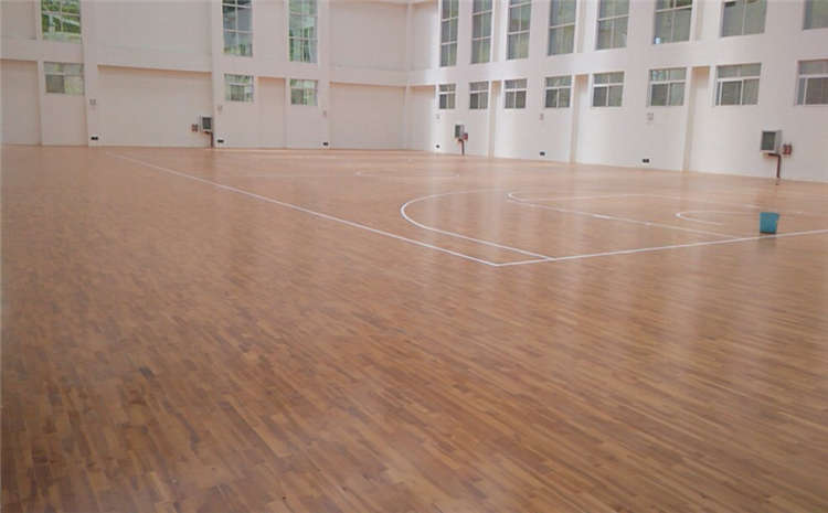 拼接板NBA籃球場木地板結構