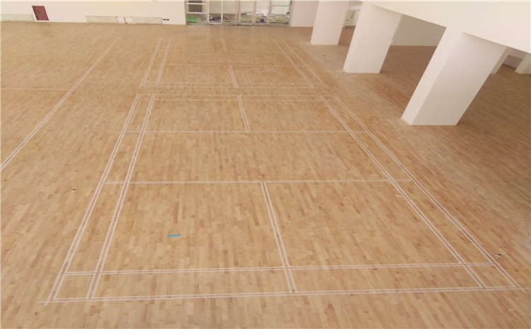 五角楓木地板籃球場規格