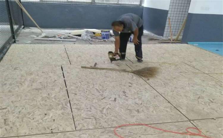 楓木舞蹈室木地板打磨翻新