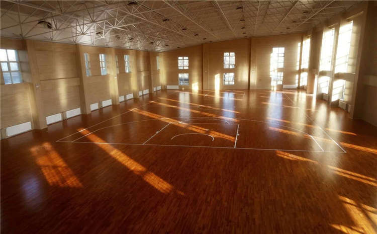 硬木企口NBA籃球場木地板怎么翻新？